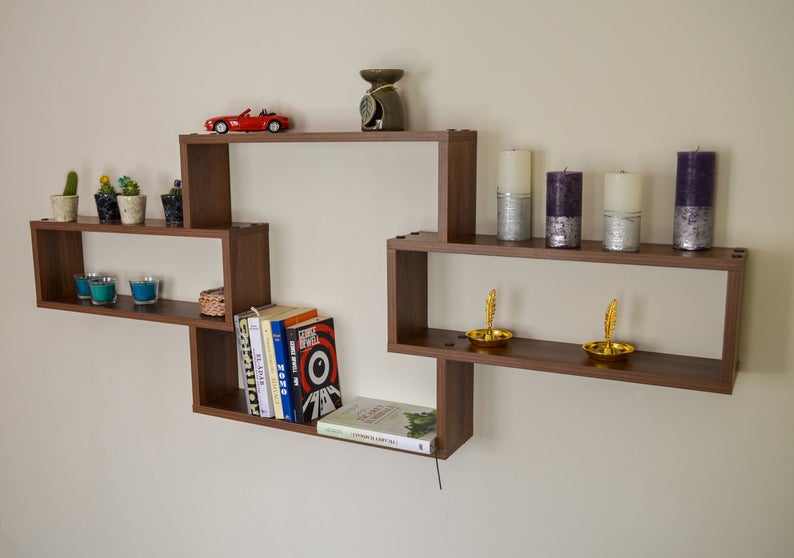 Geometrical Floating Shelves - zeests.com - Best place for furniture, home decor and all you need