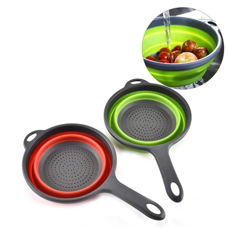Plastic Collapsible Strainer with Handle - zeests.com - Best place for furniture, home decor and all you need