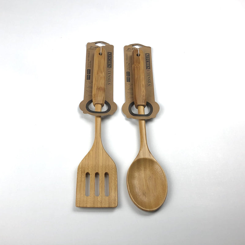 Jinjiali Wooden Cooking Spoons and Spatulas - zeests.com - Best place for furniture, home decor and all you need