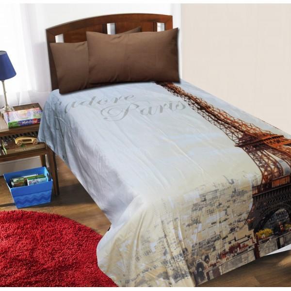 Single Kids Bed Sheet Set - Paris - zeests.com - Best place for furniture, home decor and all you need