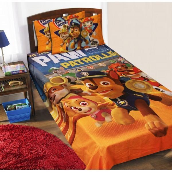 Single Kids Bed Sheet Set - Paw Patrol - zeests.com - Best place for furniture, home decor and all you need