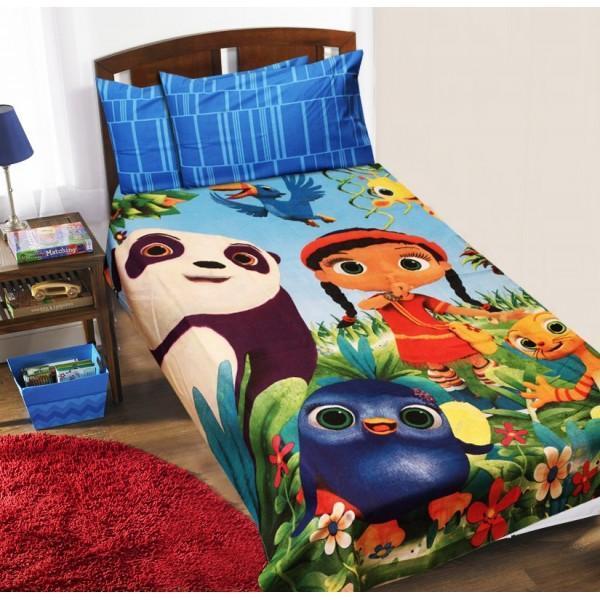 Single Kids Bed Sheet Set - Panda - zeests.com - Best place for furniture, home decor and all you need