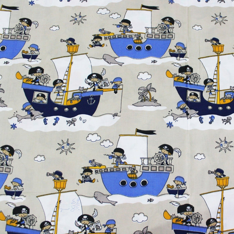 Kids Bed Sheet - Boats - zeests.com - Best place for furniture, home decor and all you need