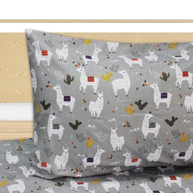Single Kids Bed Sheet - Llama - zeests.com - Best place for furniture, home decor and all you need