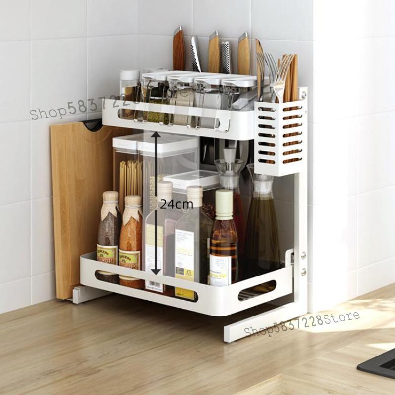 Counter-Top Condiment Organizer Kitchen Rack - zeests.com - Best place for furniture, home decor and all you need