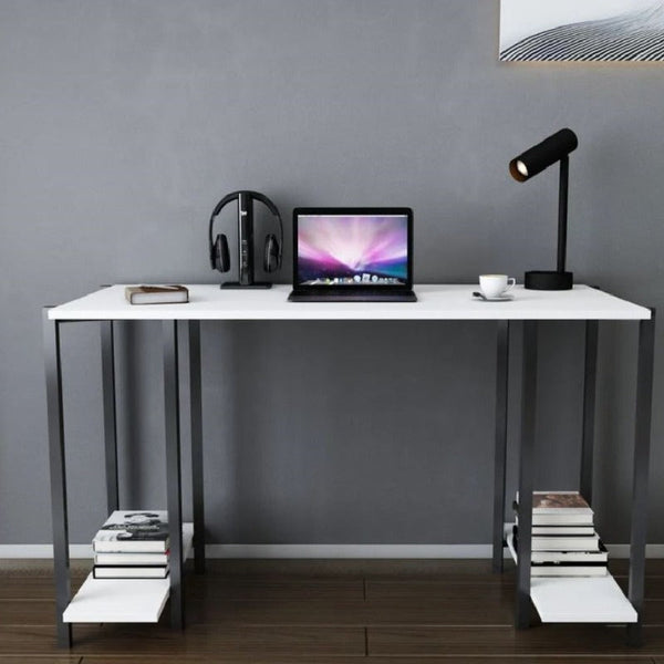 White Aerol Work Writing Home Office Desk Table - zeests.com - Best place for furniture, home decor and all you need