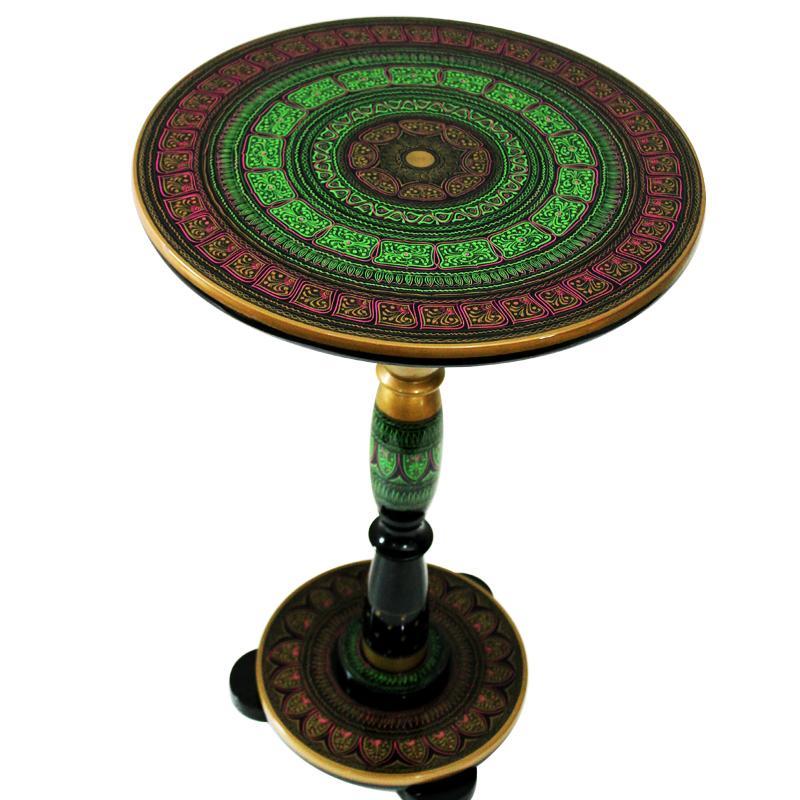 Nakshi Art Wooden Table - zeests.com - Best place for furniture, home decor and all you need