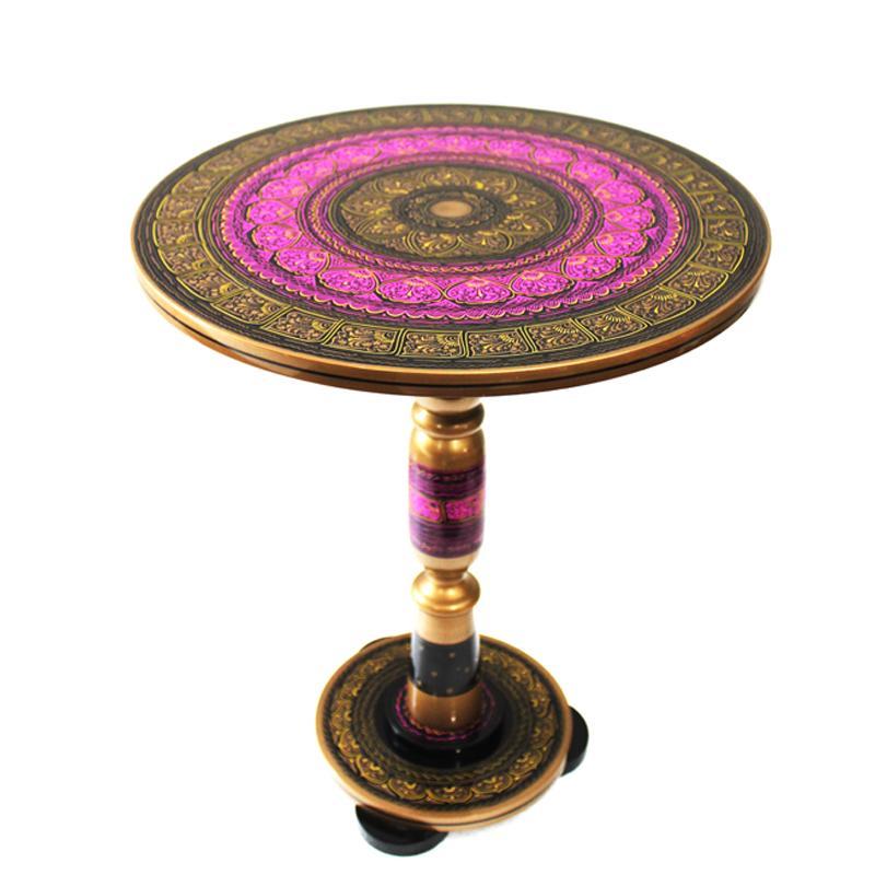 Nakshi Art Wooden Table - zeests.com - Best place for furniture, home decor and all you need