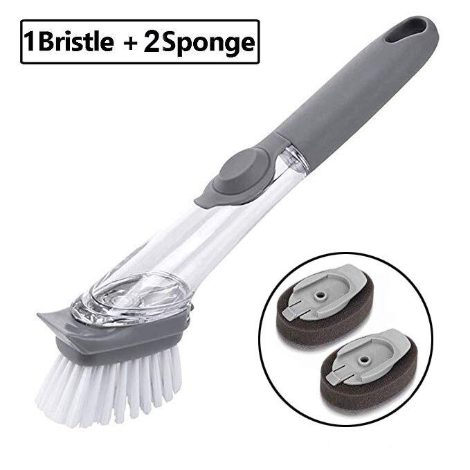 Soap Dispensing  Scrubber Brush - zeests.com - Best place for furniture, home decor and all you need