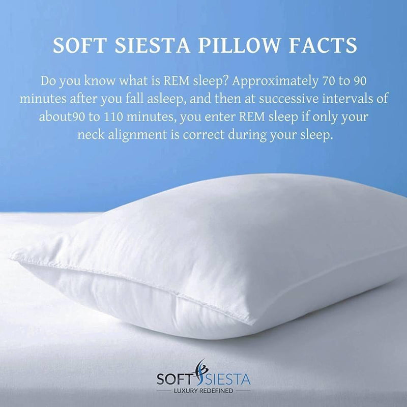 Soft Siesta Alternate Fill Pillow - Pack of 2 - zeests.com - Best place for furniture, home decor and all you need