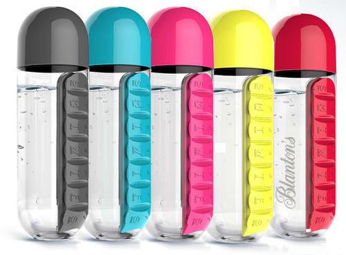 Pill & Vitamin Organizer Water Bottle - zeests.com - Best place for furniture, home decor and all you need