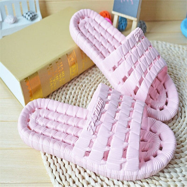 Flat Bathroom Slippers (Pink) - zeests.com - Best place for furniture, home decor and all you need
