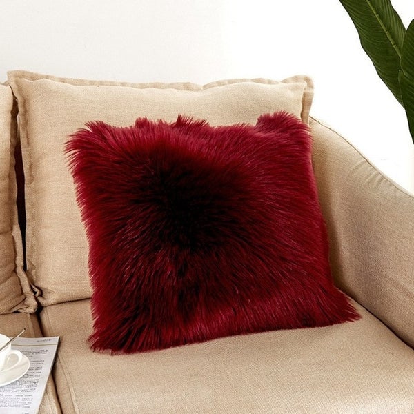 Furry Filled Cushions (16 x 16") - zeests.com - Best place for furniture, home decor and all you need