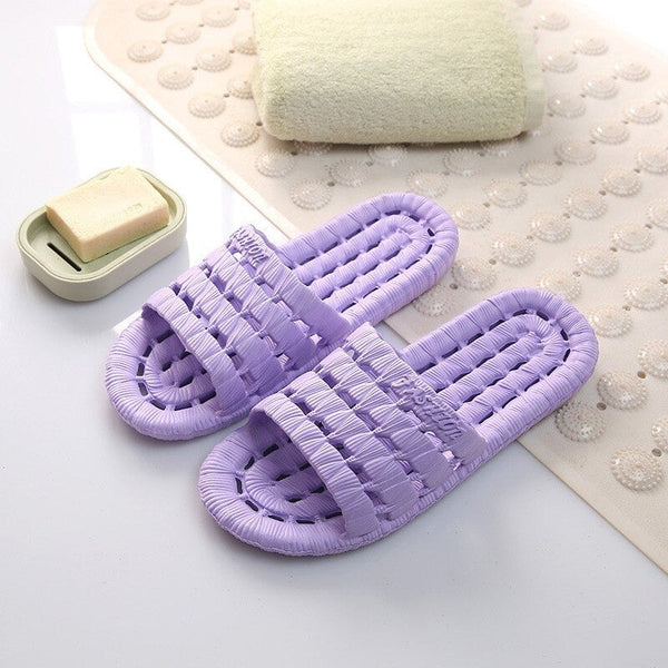 Flat Bathroom Slippers (Light Purple) - zeests.com - Best place for furniture, home decor and all you need