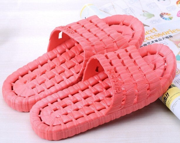 Flat Bathroom Slippers (Rose Red) - zeests.com - Best place for furniture, home decor and all you need