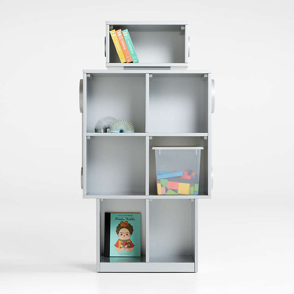 Robot Bookcase Shelve Organzier Kids Bedroom Rack Decor - zeests.com - Best place for furniture, home decor and all you need