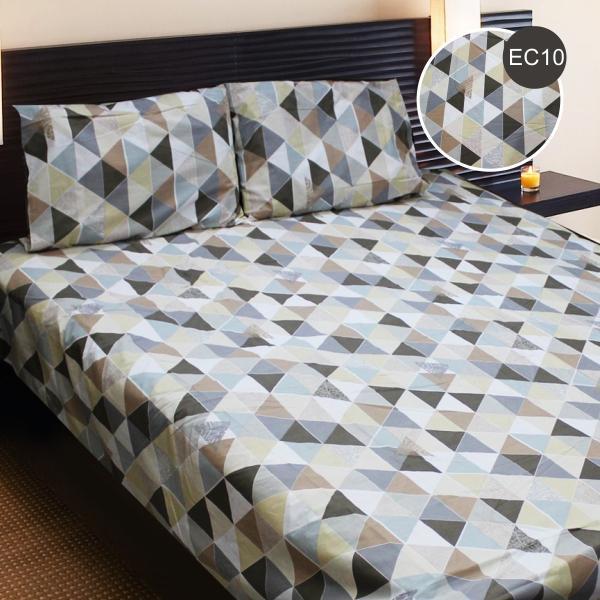 Cotton Double Bed Sheet With 2 Pillow cases - zeests.com - Best place for furniture, home decor and all you need