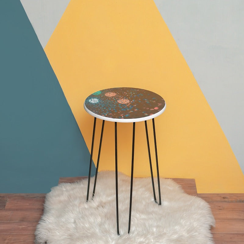 Black Hopes Universe Living Lounge Center Side Hairpin Table - zeests.com - Best place for furniture, home decor and all you need