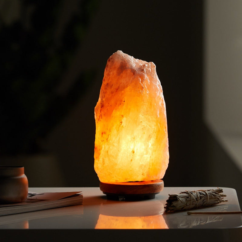 Pink Rock Salt - Table Salt Lamp - zeests.com - Best place for furniture, home decor and all you need