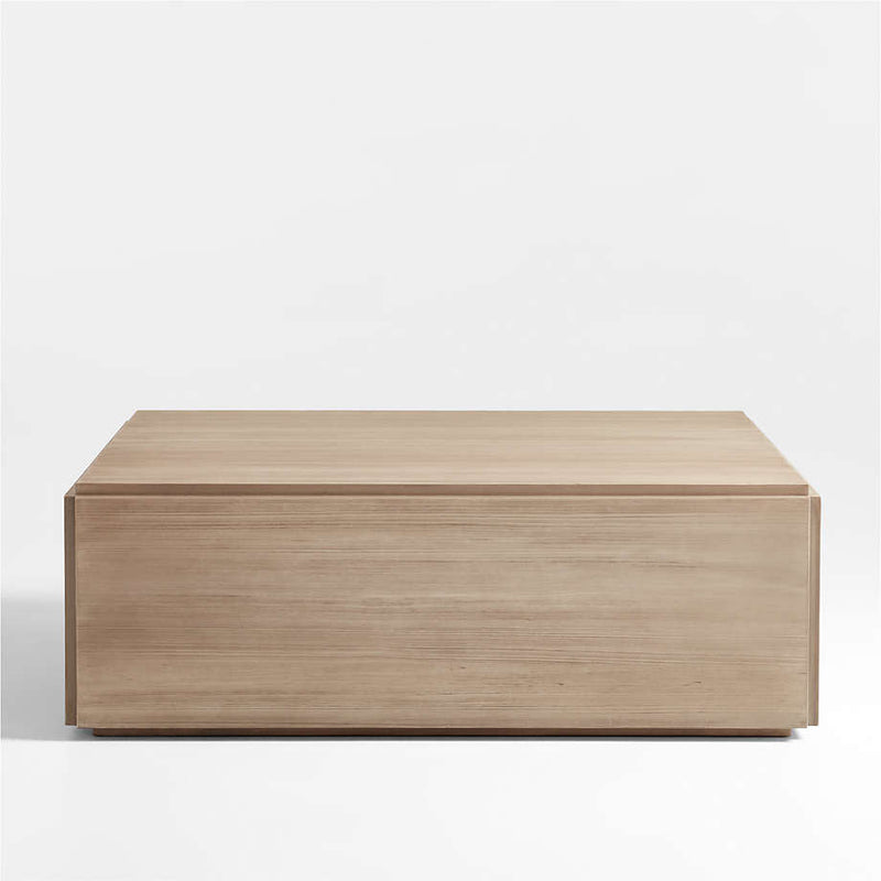 Troupe Aesthetic Living Lounge Square Coffee Table (Solid Wood) - zeests.com - Best place for furniture, home decor and all you need
