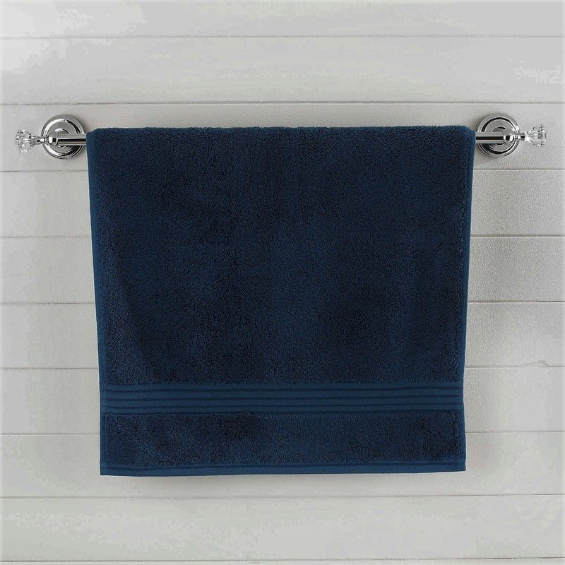 Darkest Blue Egyptian Cotton Bath Towel - Single - zeests.com - Best place for furniture, home decor and all you need