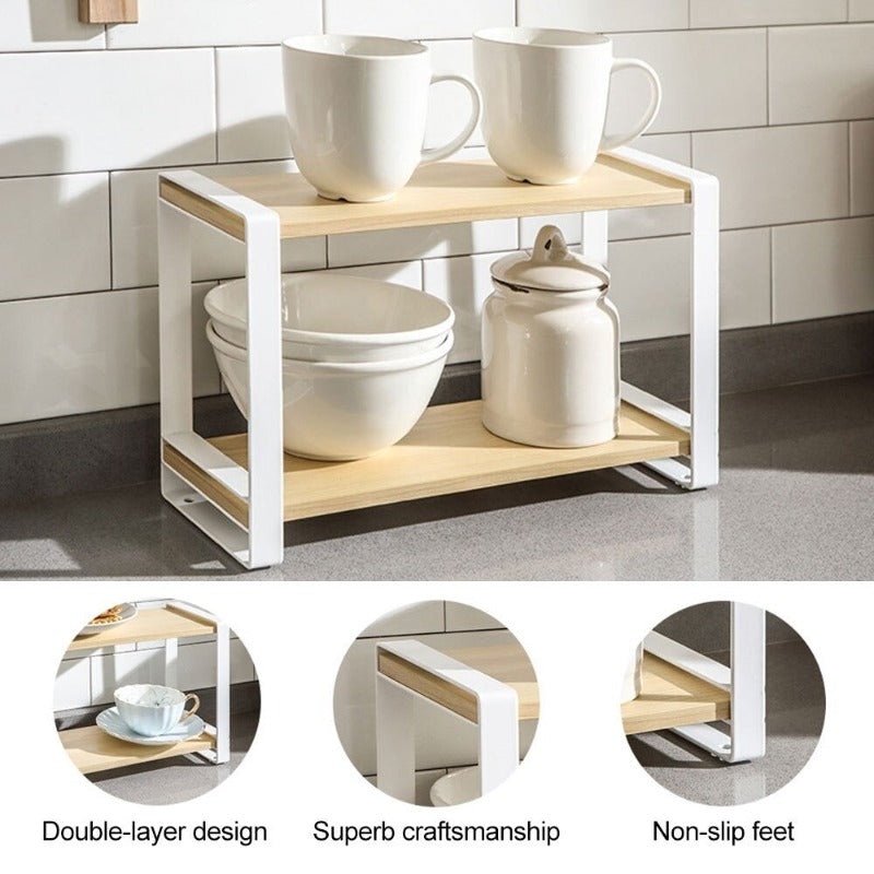 The Desktop Storage Rack (2-Tier) - zeests.com - Best place for furniture, home decor and all you need